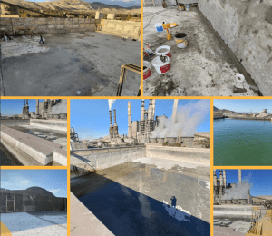 Çayırhan Enerji Termik Santrali Soğutma Havuzu Yalıtım Çalışması